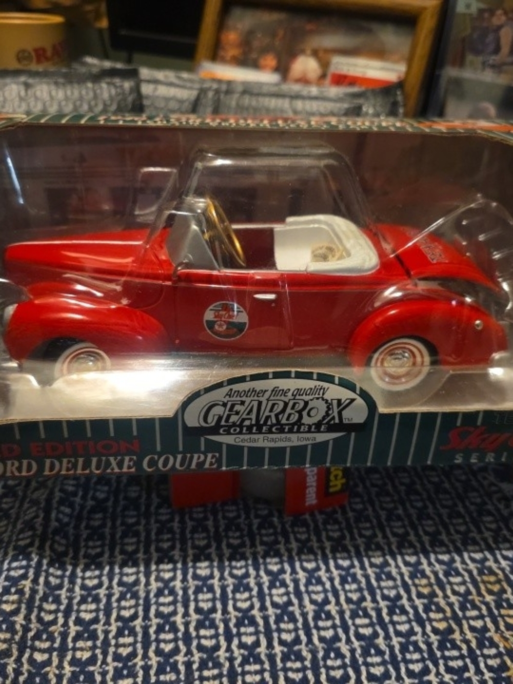 Gearbox Red Deluxe Coupe Die-Cast Toy Car